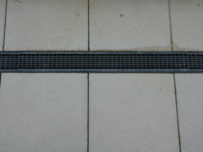 slotted corrugated steel pipe drain inlet with heel guard mesh