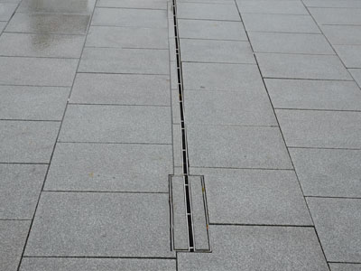 standard height straight grate slotted corrugated steel pipe drain inlet